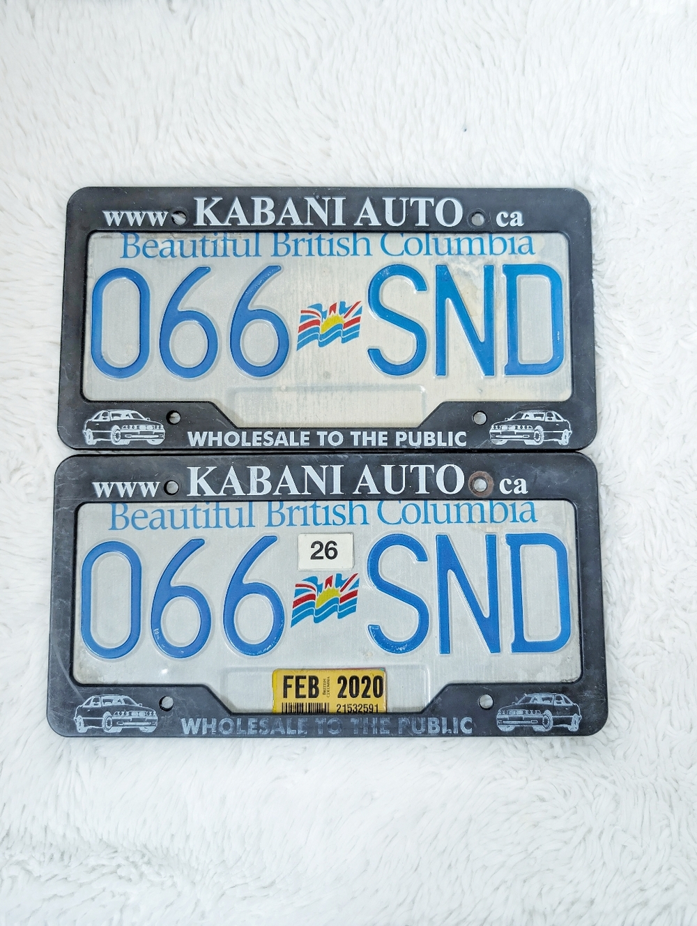 💮3/$45💮 BC License Plates